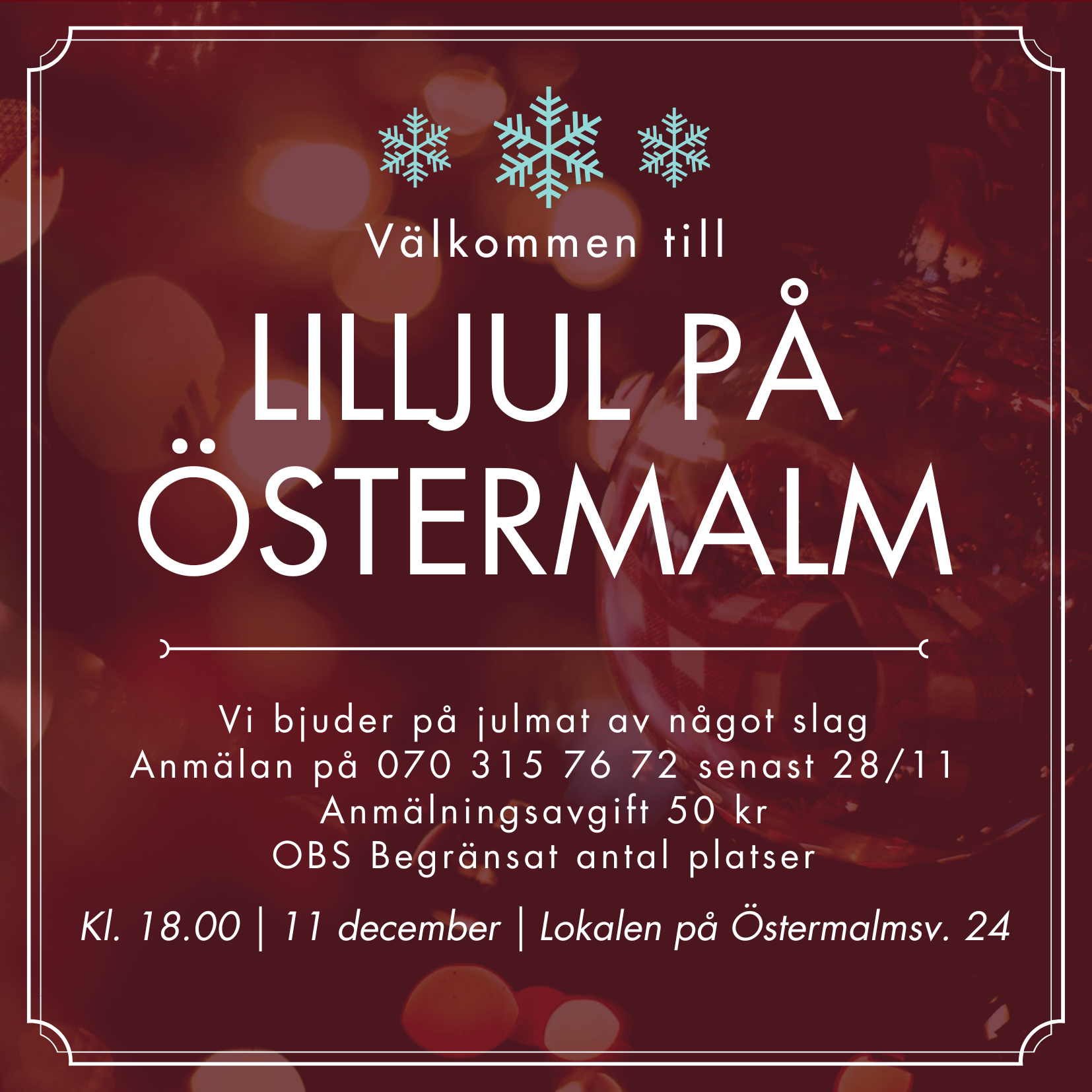 lilljul på östermalm